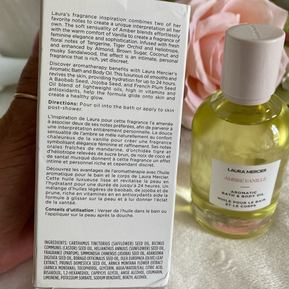 Laura Mercier Ambre Vanille Bath & Body Oil - Picture 5 of 8